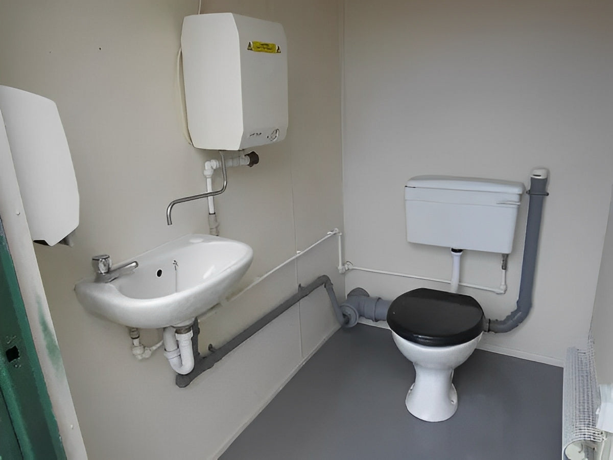 2+1 Steel Toilet Cabin 12Ft x 9Ft