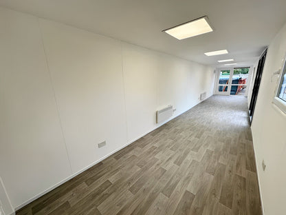 Converted 40ft Shipping Container | Open Plan Office | Portable Container Building