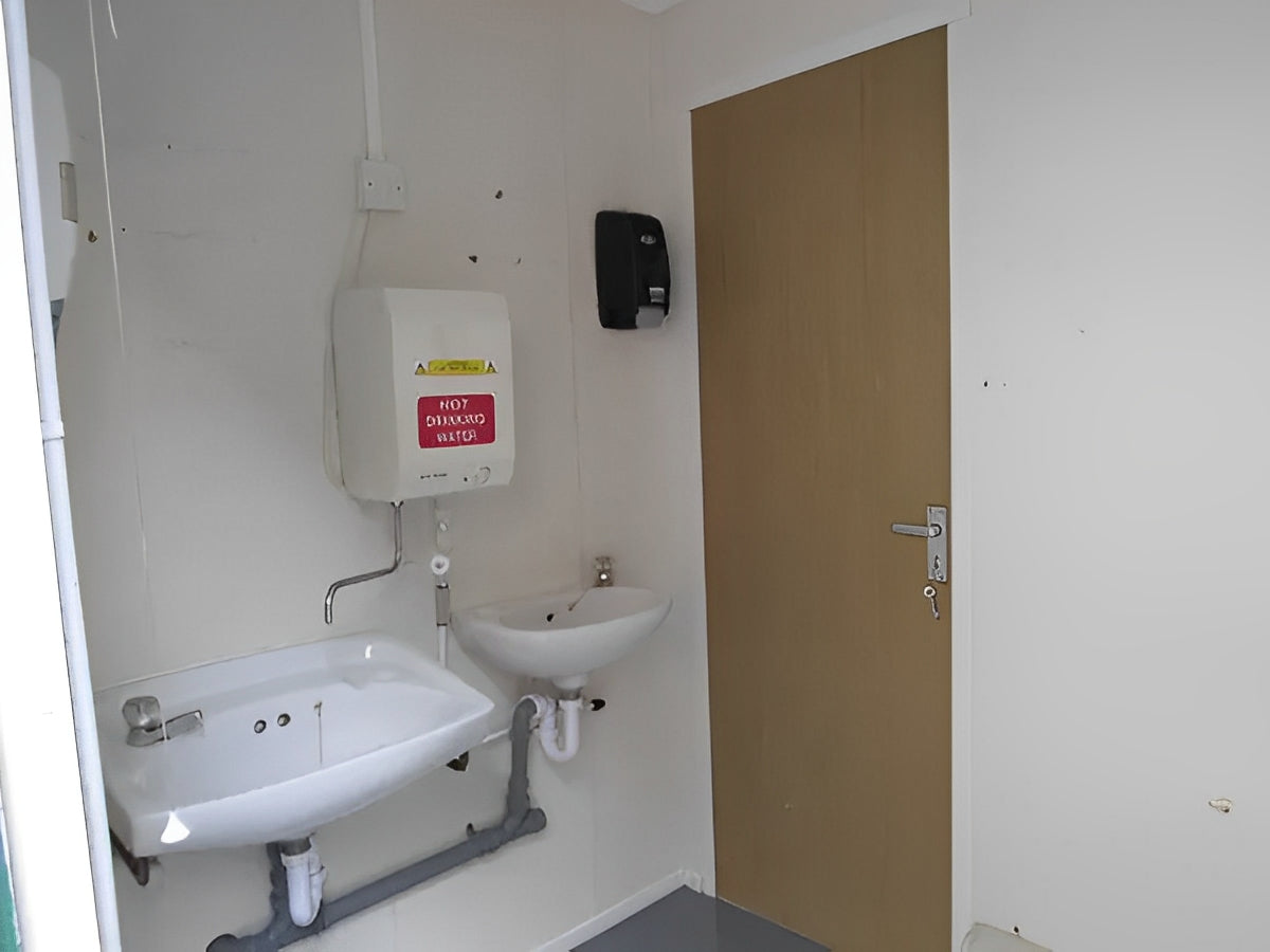 2+1 Steel Toilet Cabin 12Ft x 9Ft