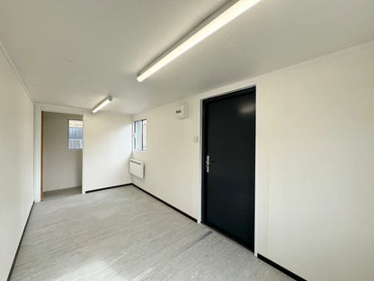 21ft x 8ft Container Office Cabin | Portable Anti-Vandal Building