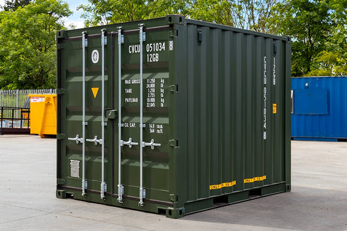 10Ft X 8Ft Shipping Container (One Trip) – Green