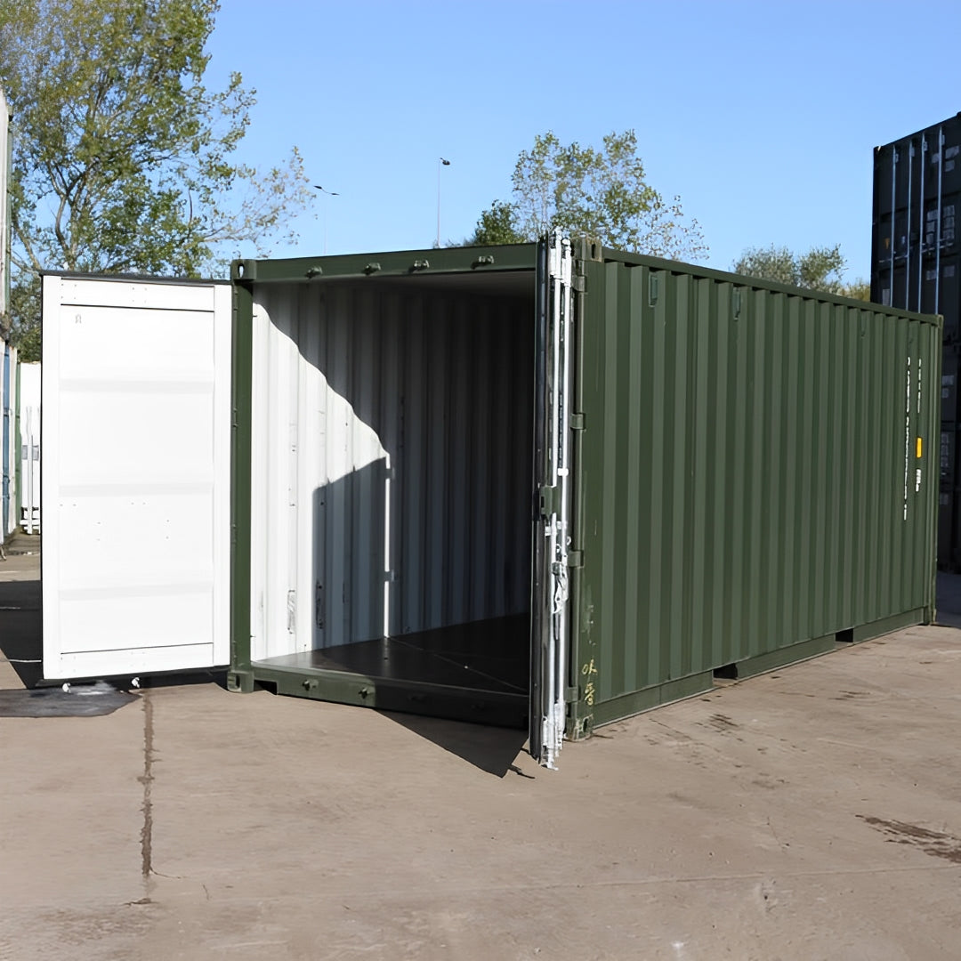 20Ft Shipping Container (One Trip) – Dark Green