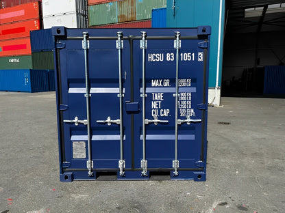 8Ft Shipping Container One Trip Blue