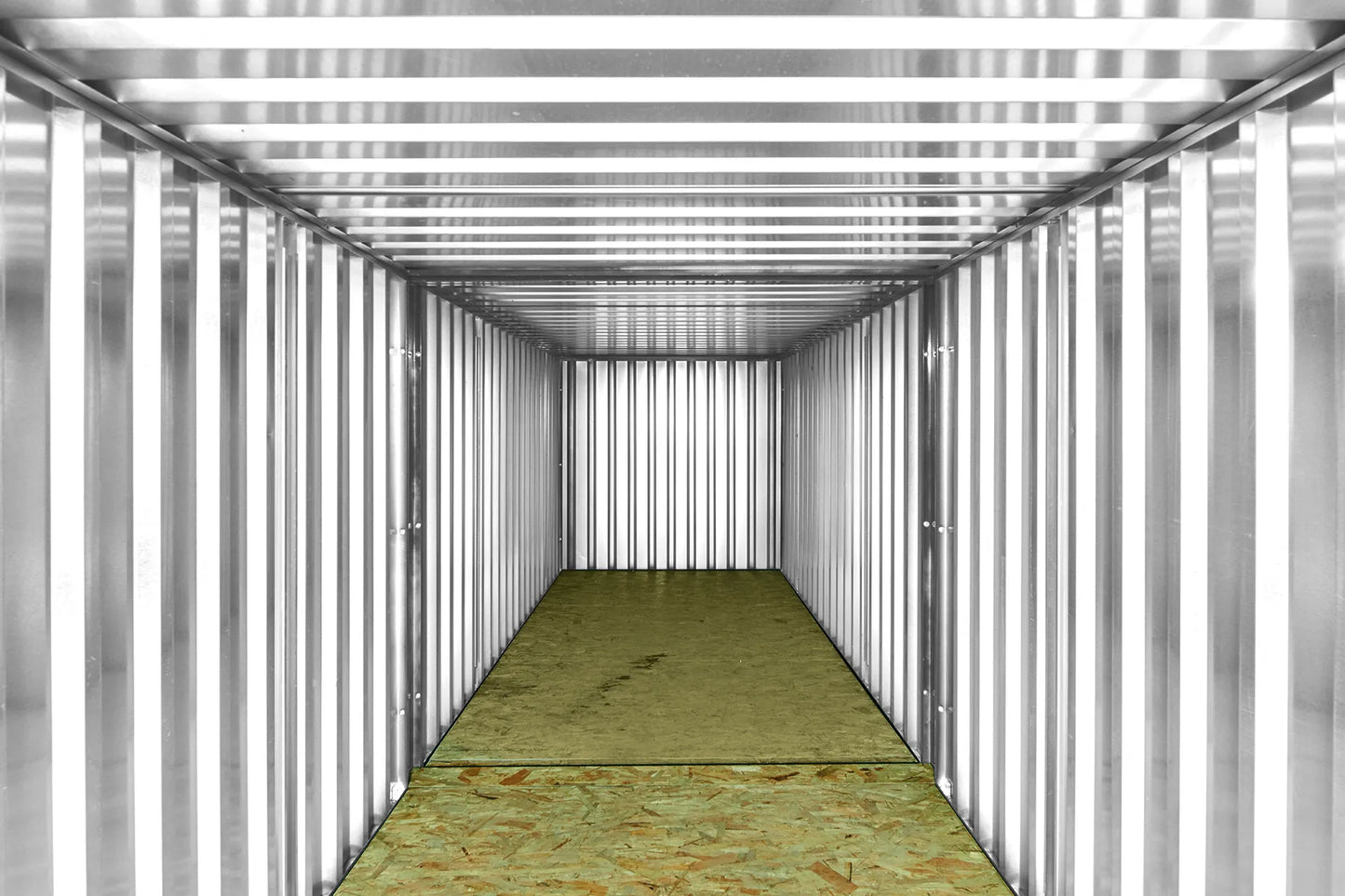 6M X 2.1M End Linked Flat Packed Container Bundle (Galvanised)