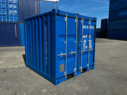 8Ft Shipping Container One Trip Blue