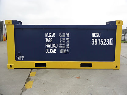 10ft DNV 2.7-1 Half Height Open Top Containers