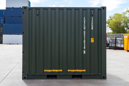 10Ft X 8Ft Shipping Container (One Trip) – Green