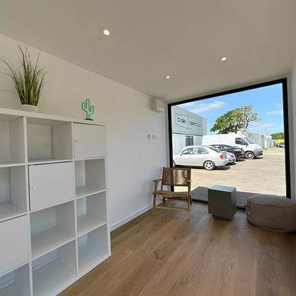 20ft x 8ft Custom Shipping Container Converted Office | Portable Building | Garden Office