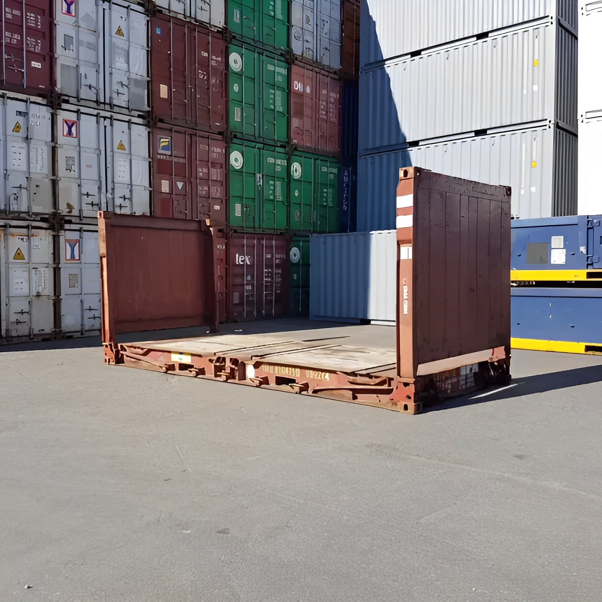 20Ft X 8Ft Used Flat Rack Shipping Containers
