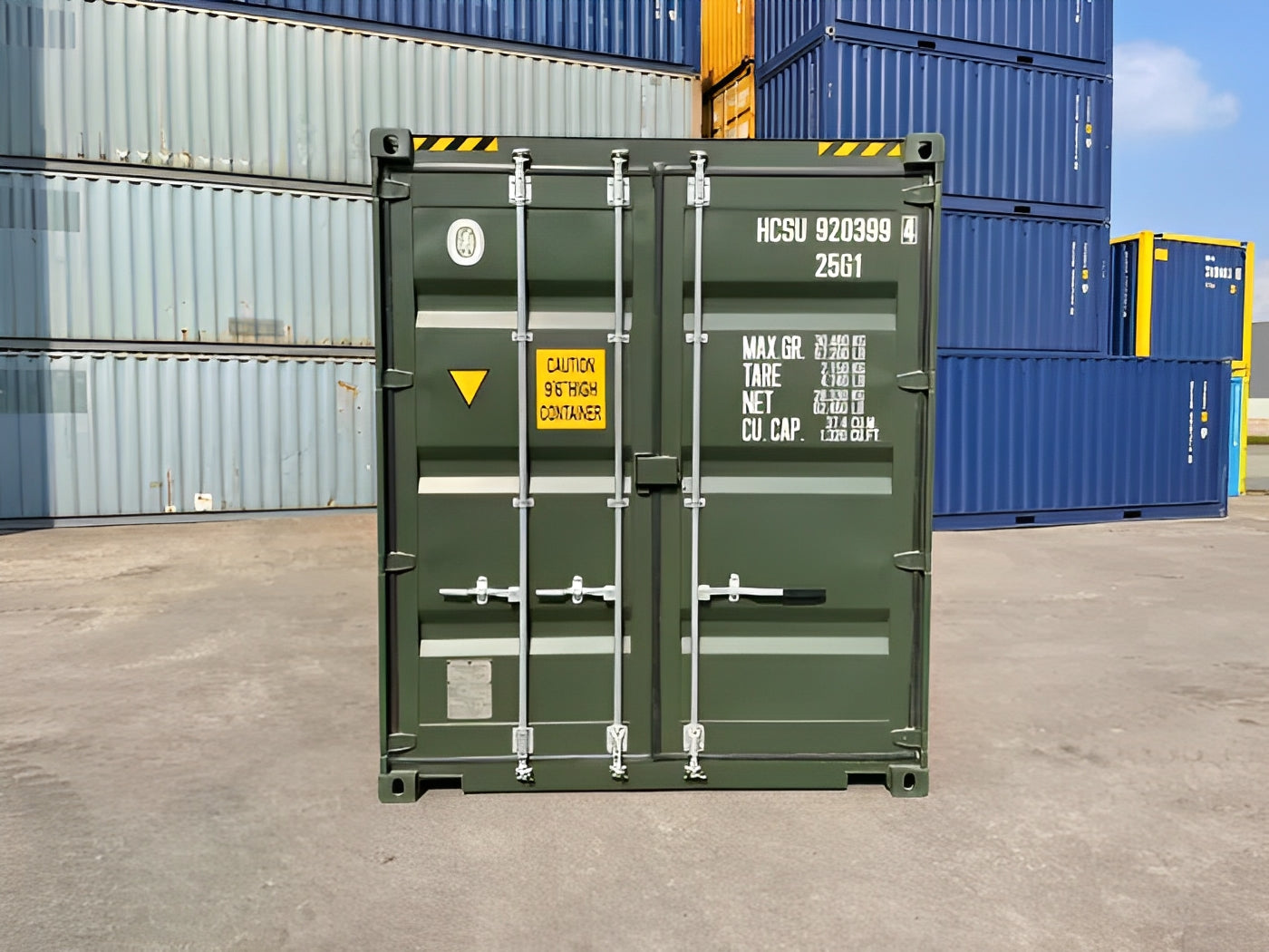 20Ft High Cube Container – One Trip (9FT 6′ High)