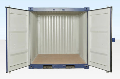 8Ft Shipping Container One Trip Blue