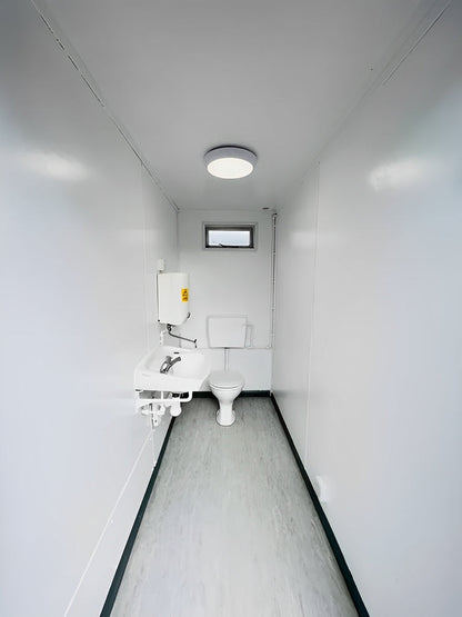 Toilet Block + Shower 24 x 9 Ft | 4 + 1 Toilet | Separate Shower Room