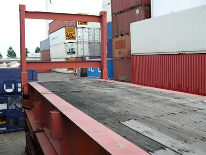40Ft X 8Ft Used Flat Rack Shipping Container