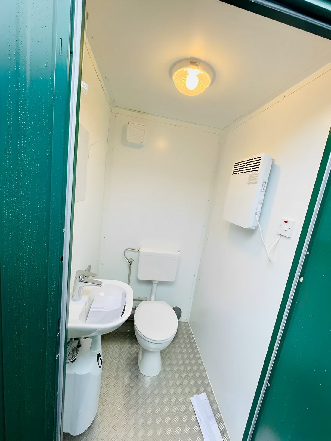 8Ft x 5Ft Double Mains Toilet 1+1 (Green)