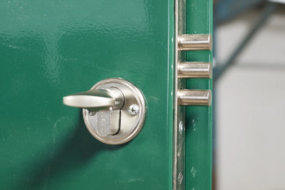 (Powder Coated) Flat Packed Metal Storage Container
