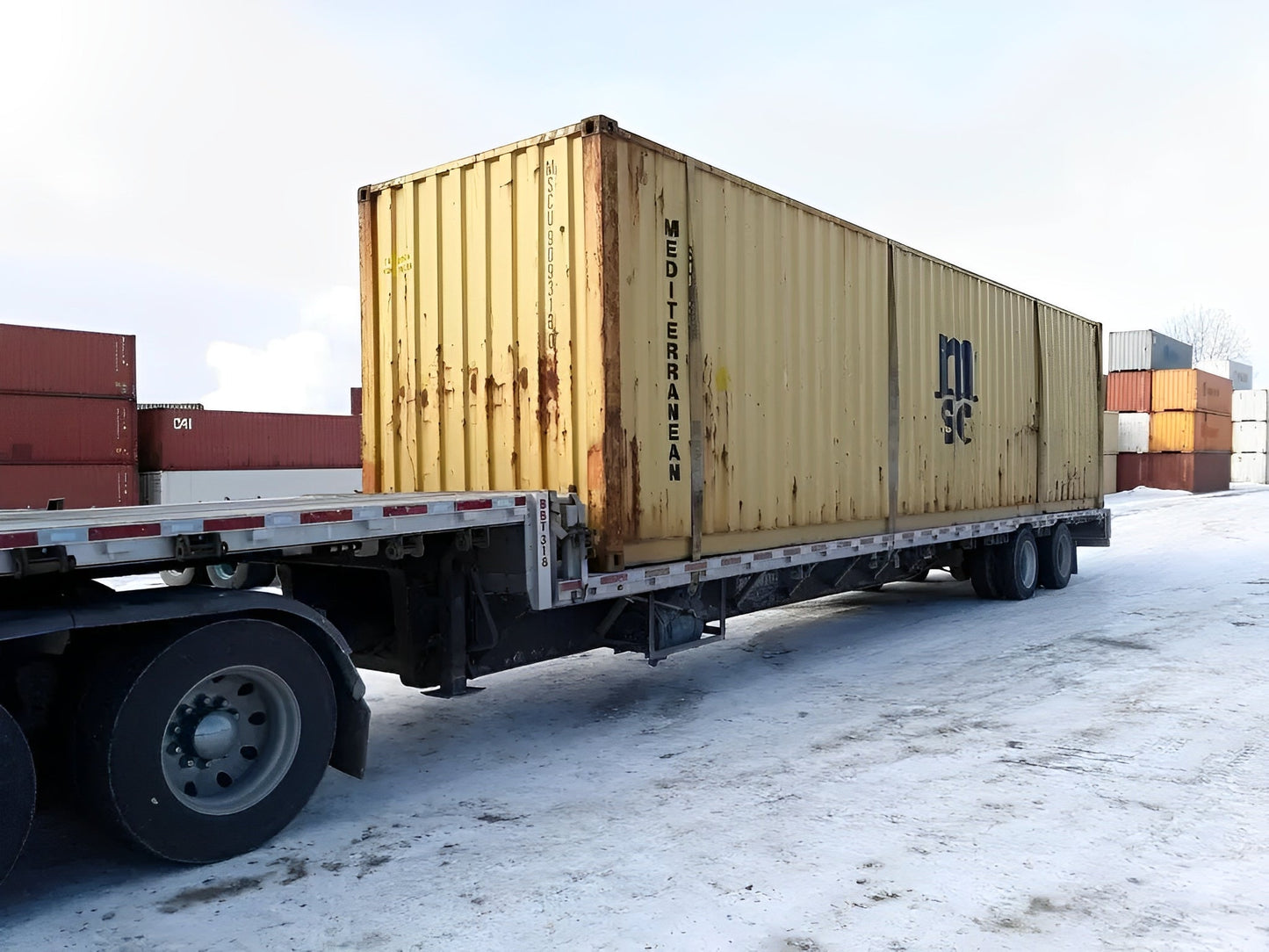 40Ft X 8Ft Used Shipping Container High Cube