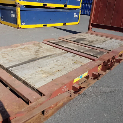 20Ft X 8Ft Used Flat Rack Shipping Containers