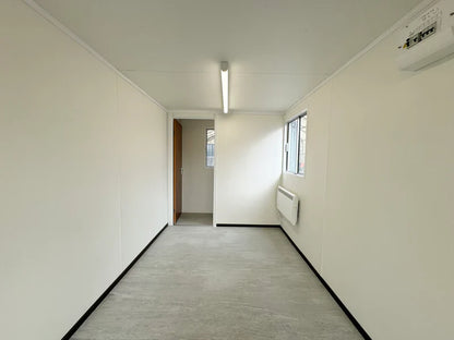 21ft x 8ft Container Office Cabin | Portable Anti-Vandal Building