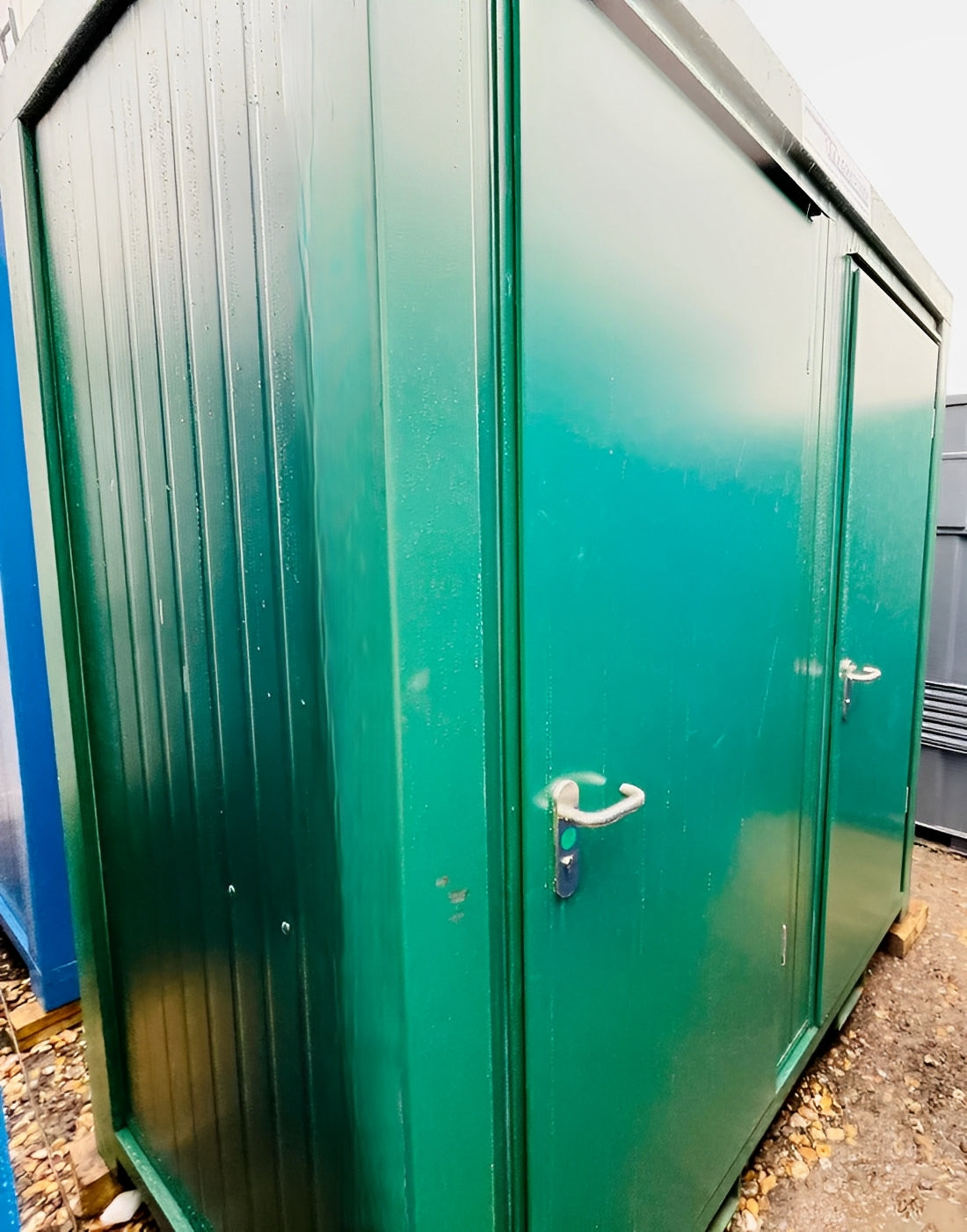 8Ft x 5Ft Double Mains Toilet 1+1 (Green)
