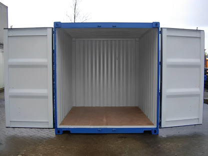 10Ft X 8Ft Shipping Container (One trip) – Blue