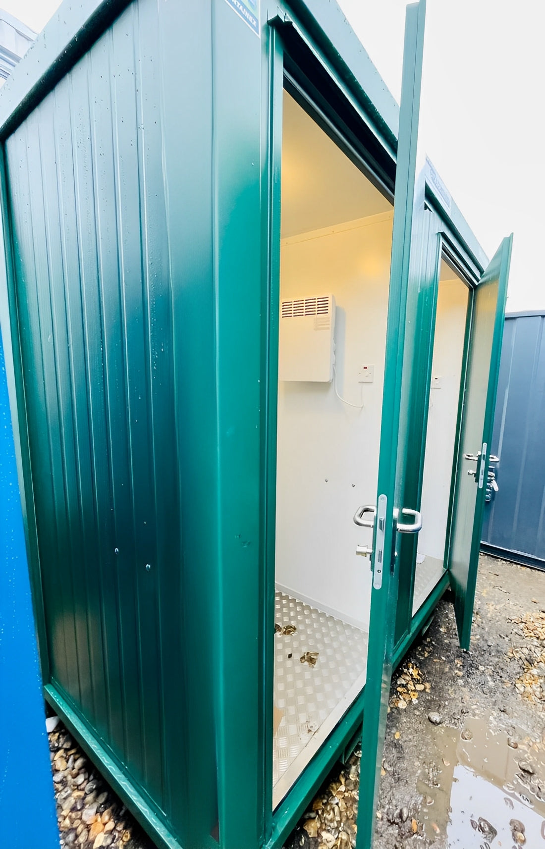 8Ft x 5Ft Double Mains Toilet 1+1 (Green)