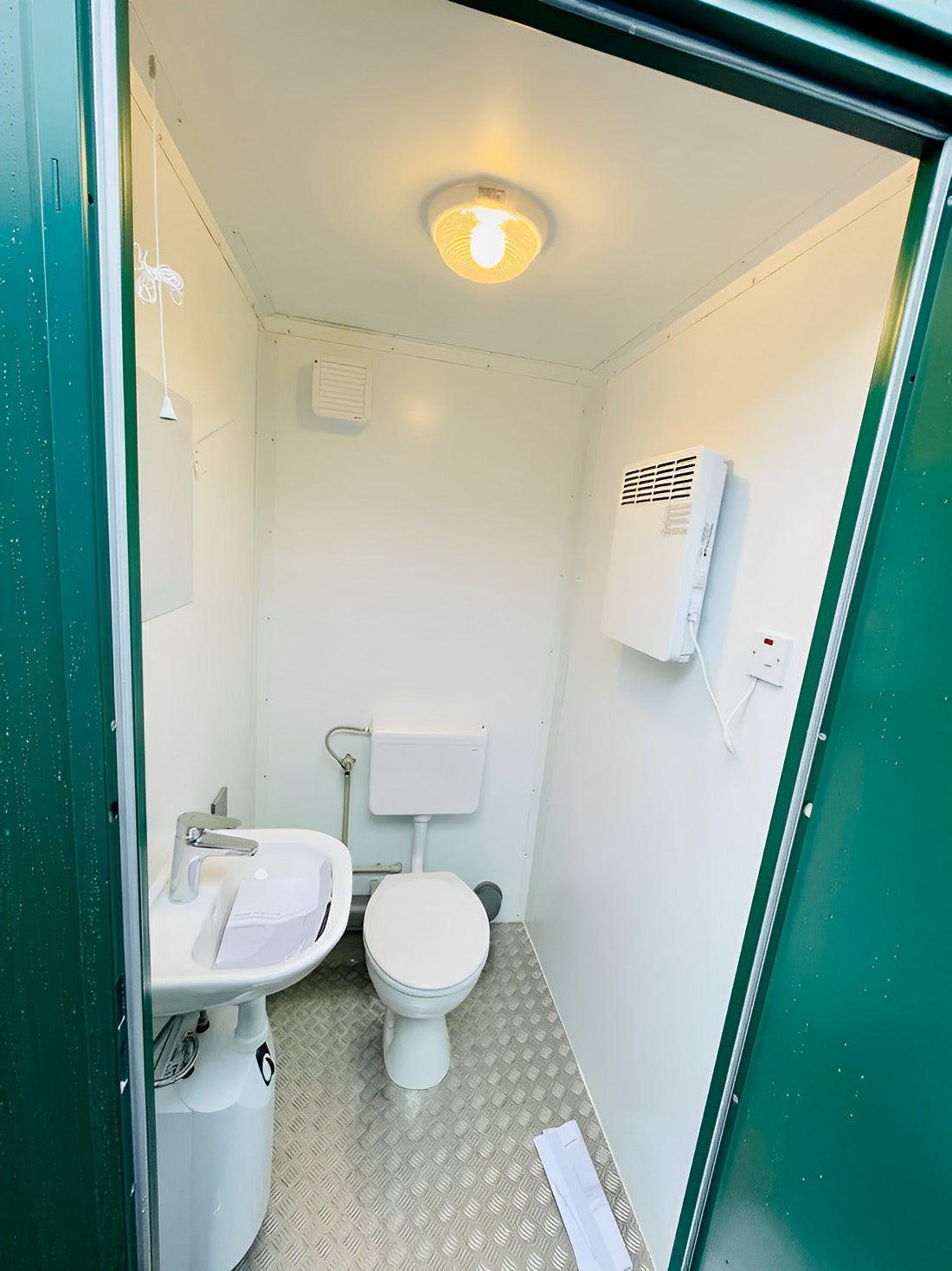 8Ft x 5Ft Double Mains Toilet 1+1 (Green)